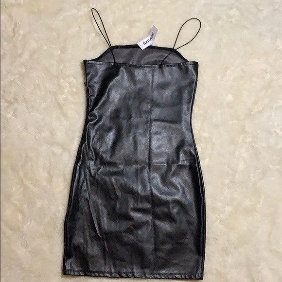 Garage sexy mini pleather dress - Picture 4 of 5